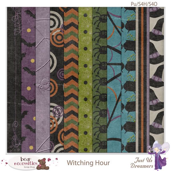 Witching Hour Pattern Papers