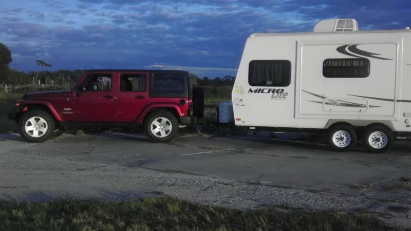 Jeep wrangler unlimited towing camper #3