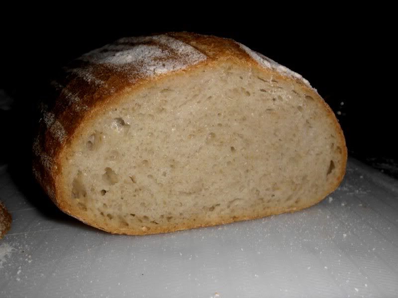 Crumb from overnight fridge prove loaf