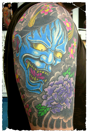 hannya mask tattoo. images Hannya Mask Tattoo.