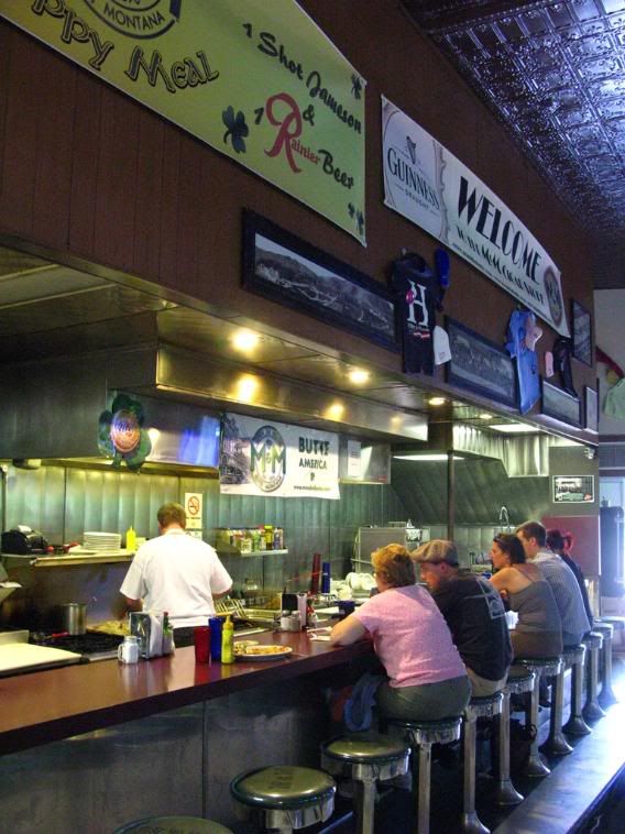 The M&M Cafe Butte Montana Diner Hunter