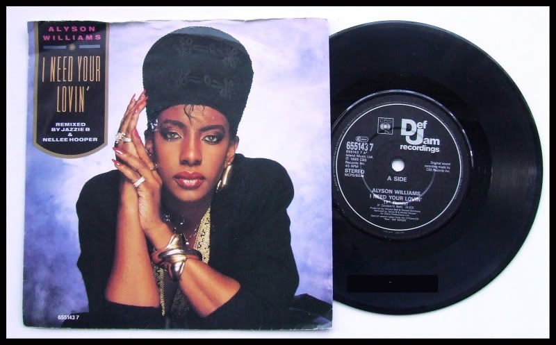 alyson williams title i need your lovin make you mine tonight