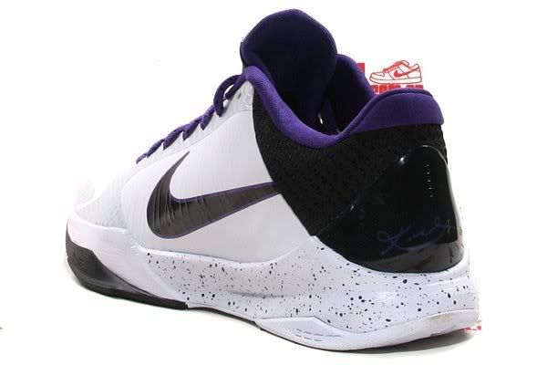 Nike Zoom Kobe V (5) White/Black/Varisty Purple/Del Sol