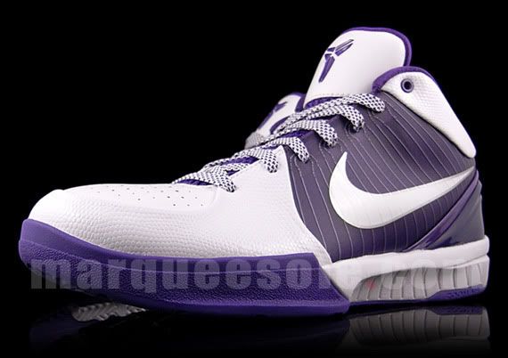 Nike Zoom Kobe 4 White-Purple