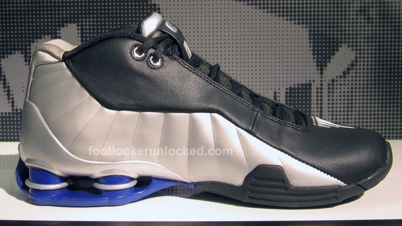 Nike Shox BB4 Black.Metallic Silver.Lapis