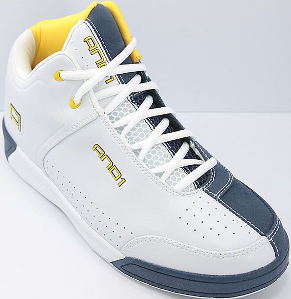AND1 Tai Chi TGR Mid White/Navy/Gold