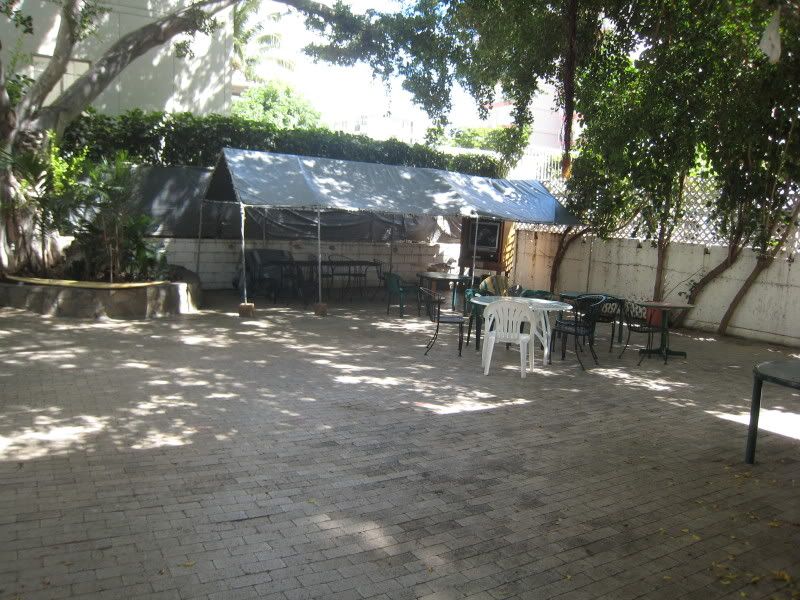 Hostel Courtyard