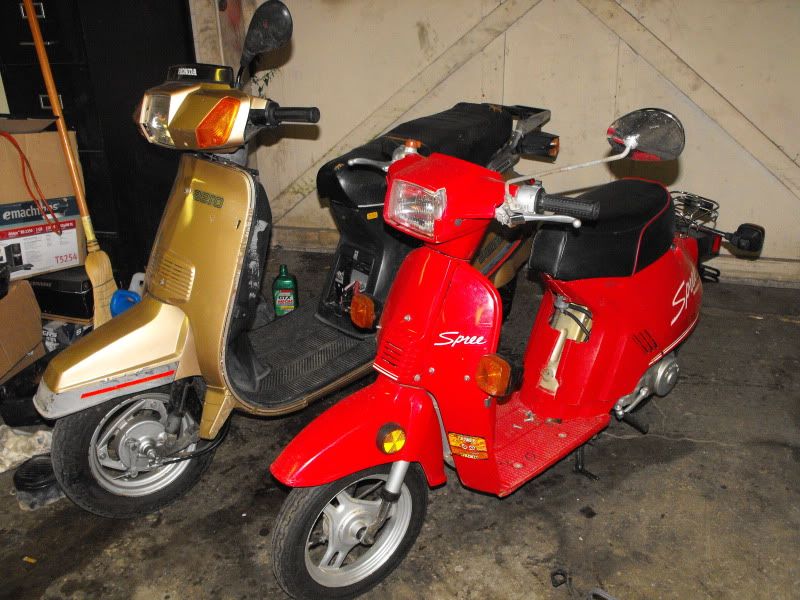 Old honda moped