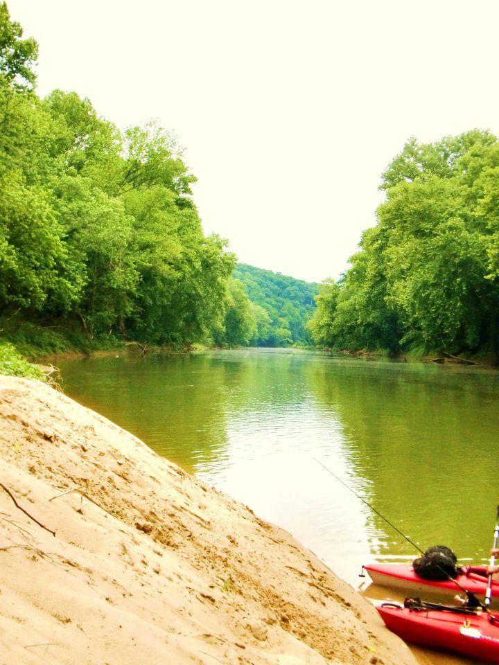 Kayak Camping in Mammoth Cave National Park KY Ohio Game Fishing