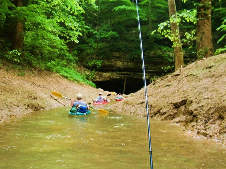 Kayak Camping in Mammoth Cave National Park KY Ohio Game Fishing