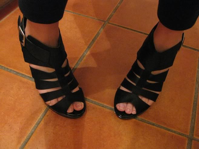 gladiator sandals heels. with those high heels!