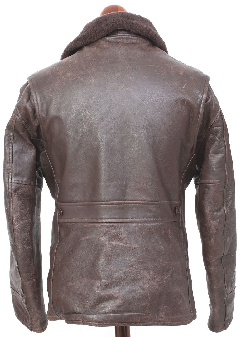 Spiegel Front Quarter Horsehide leather jacket | Vintage-Haberdashers Blog