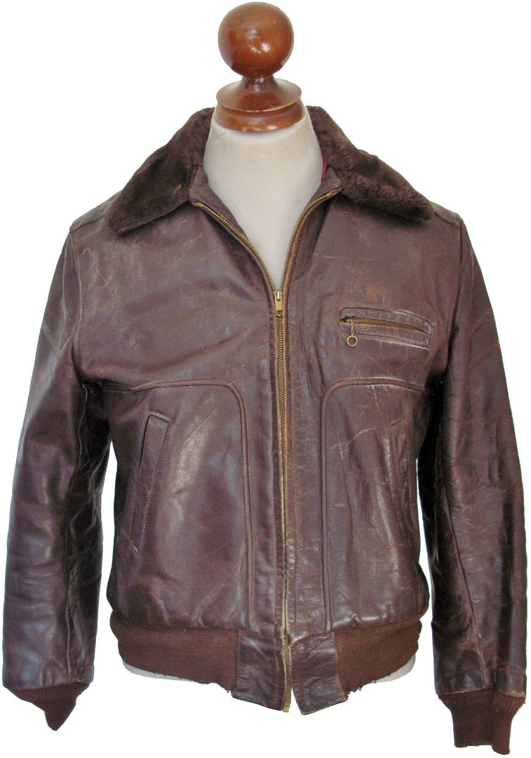 1950s horsehide bomber jacket | Vintage-Haberdashers Blog