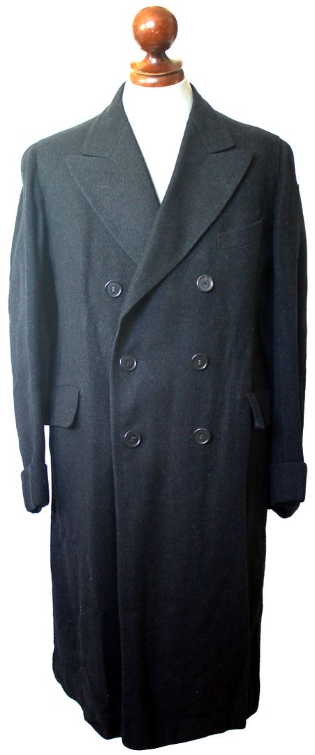 1930s black overcoat | Vintage-Haberdashers Blog