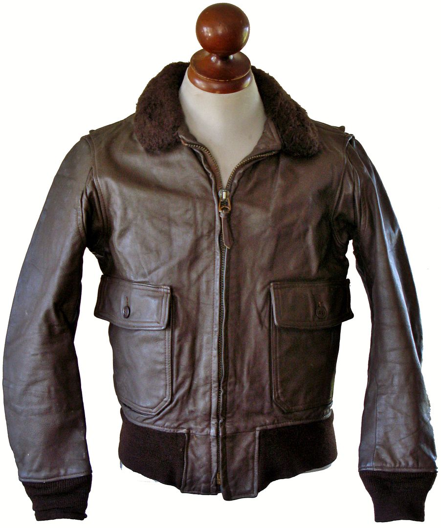 G-1 leather flight jacket General Zipper | Vintage-Haberdashers Blog