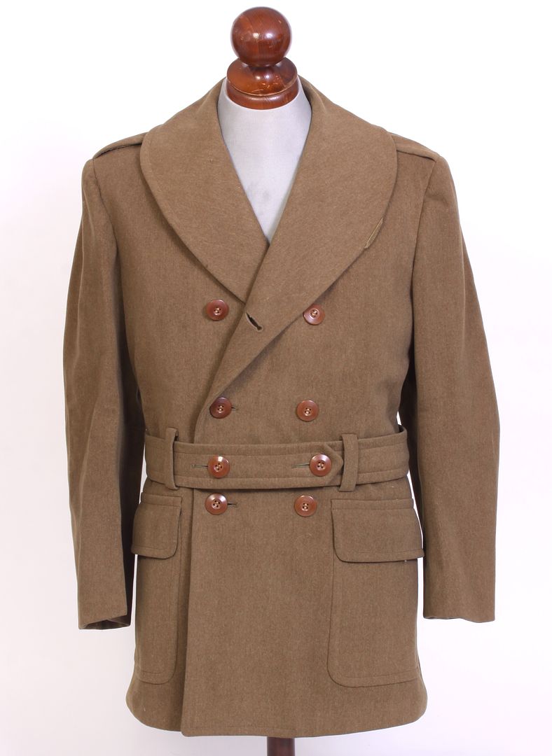 WWII Shawl collar mackinaw | Vintage-Haberdashers Blog