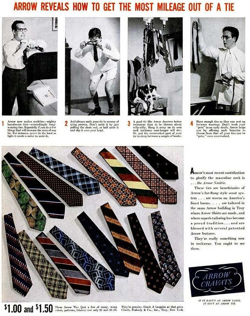 1940s mens ties : Swing Fashionista
