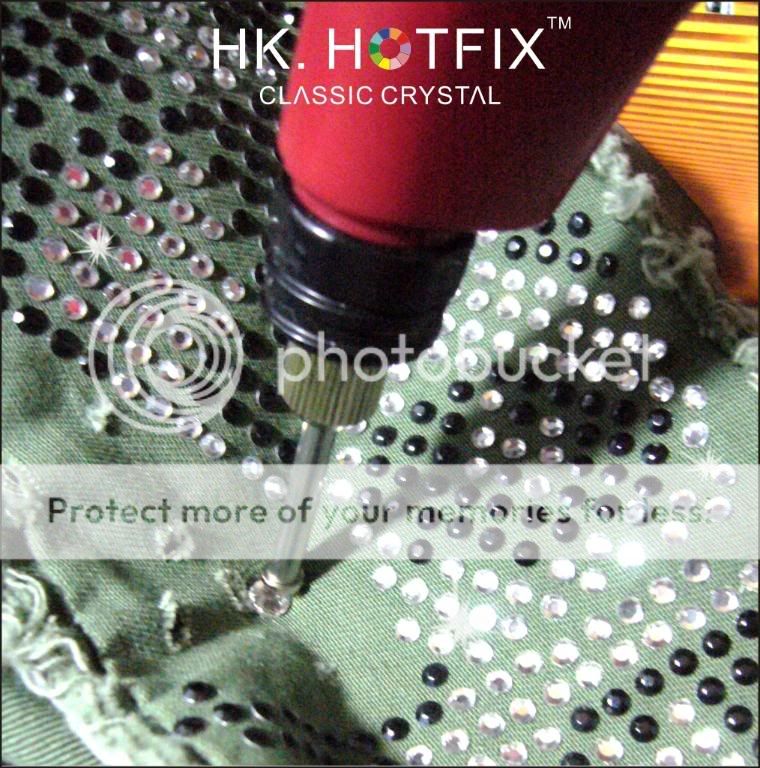 HOT FIX iron on Applicator Wand CORDLESS Battery Tool W  