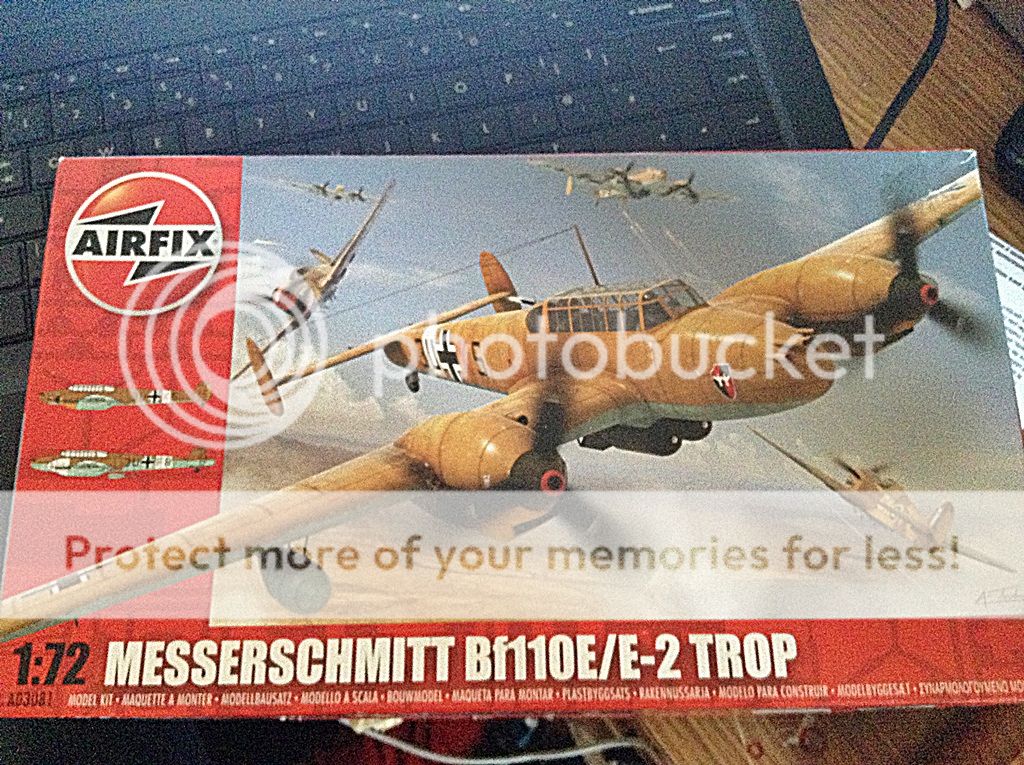 1/72 Messershmitt Bf110E-2 Tropical Image