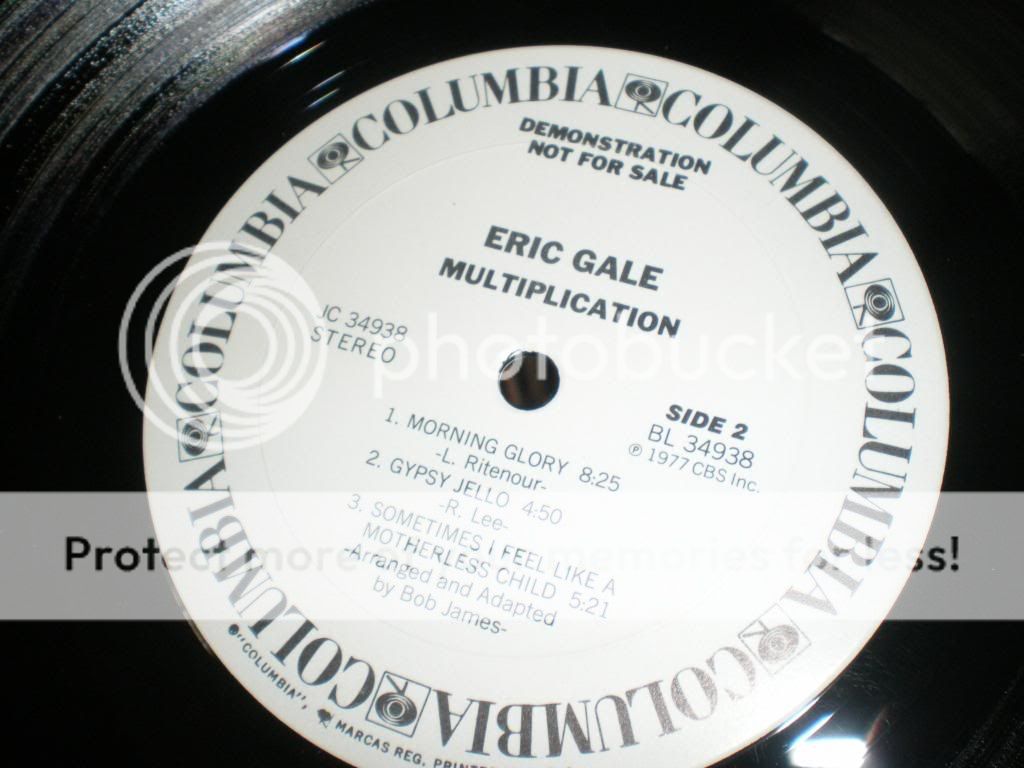 NM LP   ERIC GALE   Multiplication Jazz Funk WL PROMO  