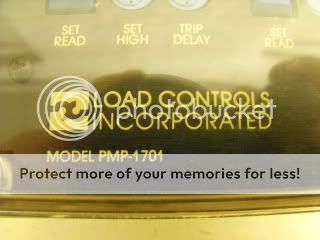 LOAD CONTROLS INC. MODEL# PMP 1701 CONTROLLER  