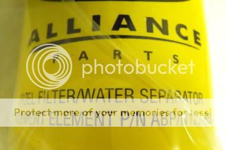 Alliance Fuel Filter Assembly Part# ABP/N122 R50418  
