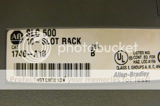 Allen Bradley SLC 500 10 Slot Rack 1747 L542/B SLC 5/04 CPU 1746 P2 